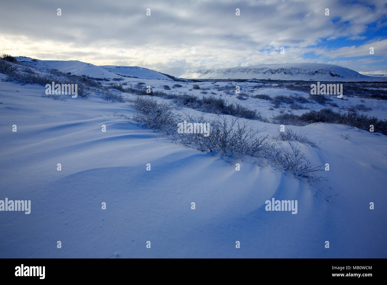 Montagnes, l'Europe, l'activité, paysages, neige, hiver, l'île de Volcano Banque D'Images