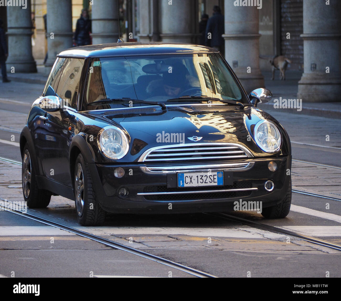 TURIN, ITALIE - CIRCA JANVIER 2018 : Mini car Banque D'Images