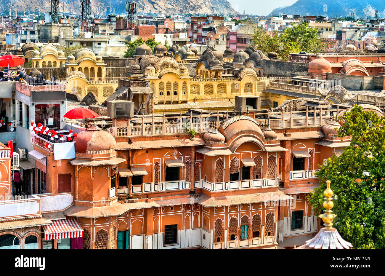 Maharaja High School à Jaipur, Inde Banque D'Images