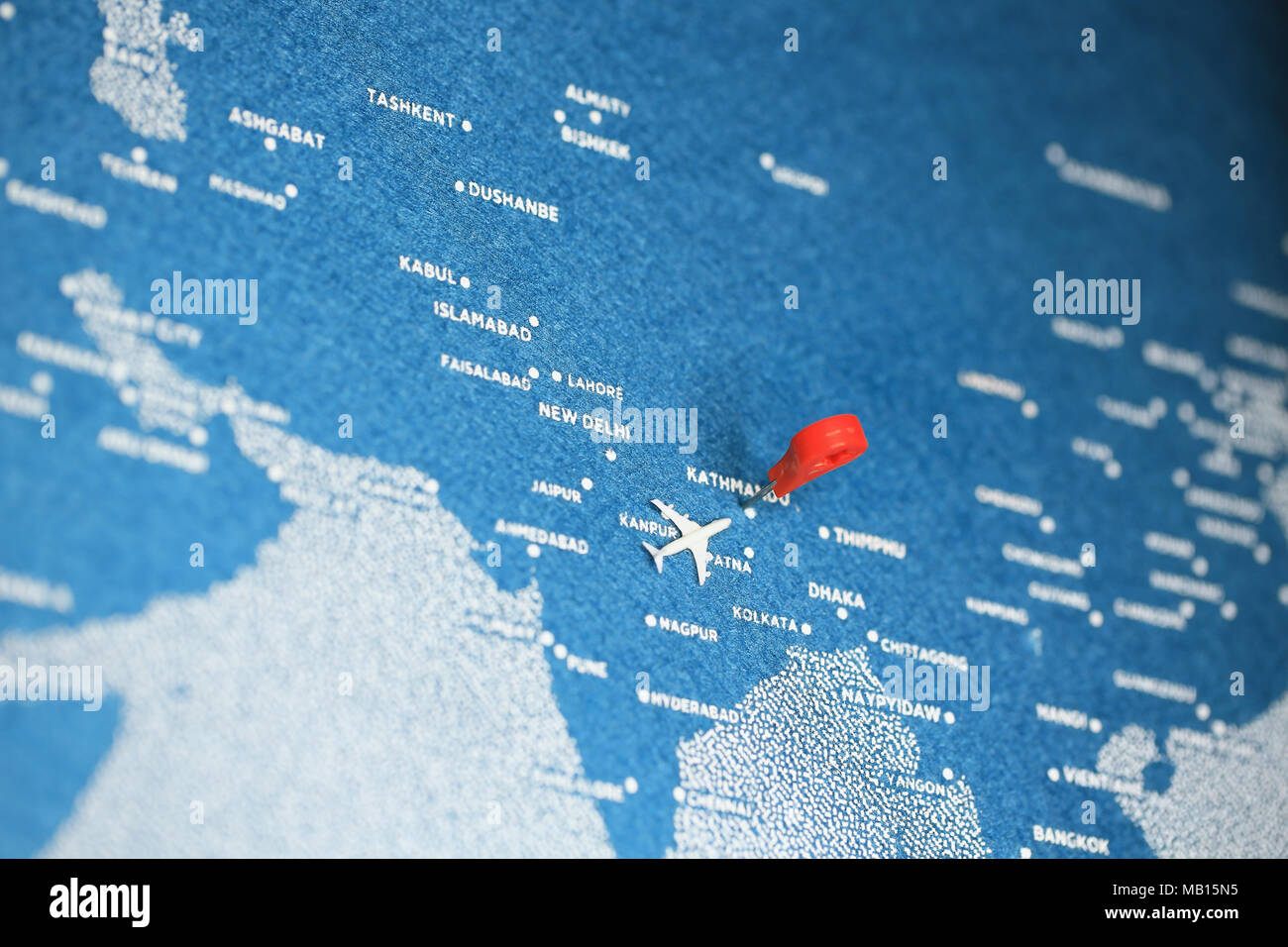 Carte et code pin Banque D'Images