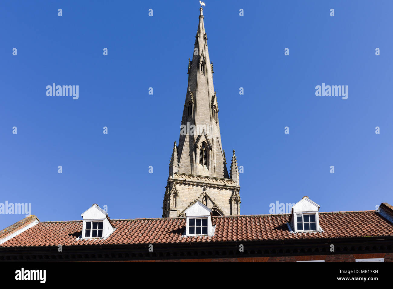 Eglise St Mary Magdalene, Newark-on-Trent Banque D'Images
