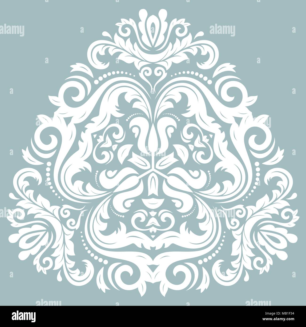 Ornement vecteur élégant dans un style classique Illustration de Vecteur