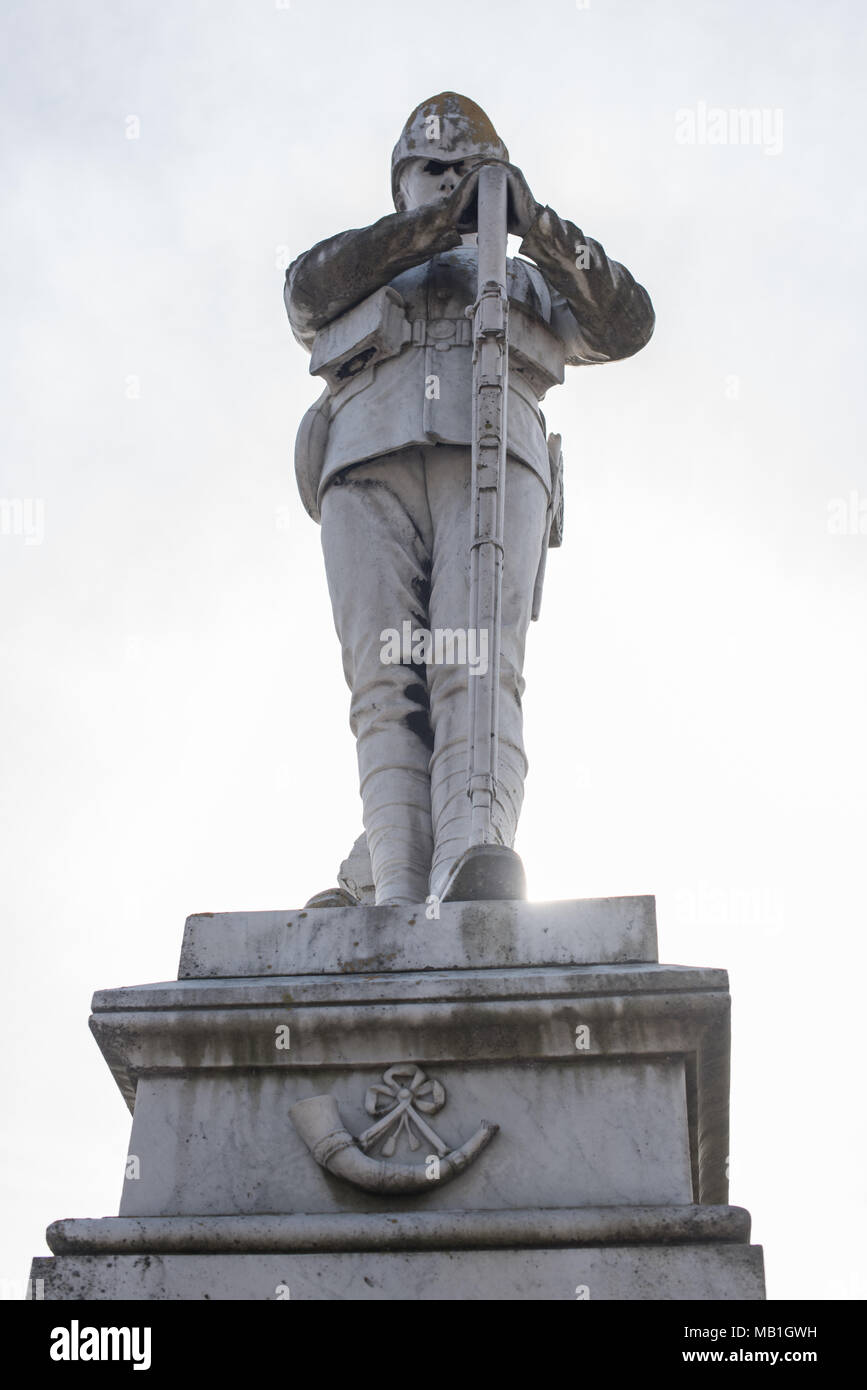 Mémorial de la guerre de l'Afrique du Sud La guerre des Boers (1899-1902) En souvenir de ceux qui sont morts d'un conflit d'hommes et de maladie pendant cette période Banque D'Images