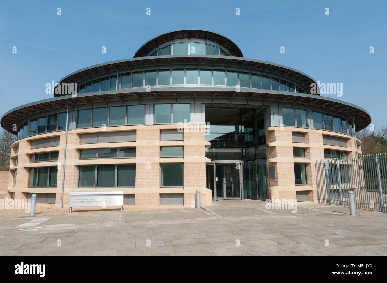 Betty et Gordon Moore, Bibliothèque de l'Université de Cambridge Banque D'Images