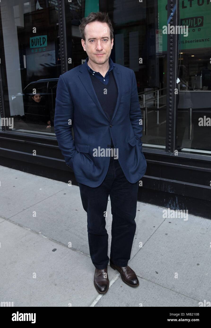 New York, NY, USA. 5ème apr 2018. Matthew Macfadyen, vu à construire ensemble pour promouvoir Howards End dehors et environ pour la célébrité Candids - THU, New York, NY Avril 5, 2018. Credit : Derek Storm/Everett Collection/Alamy Live News Banque D'Images