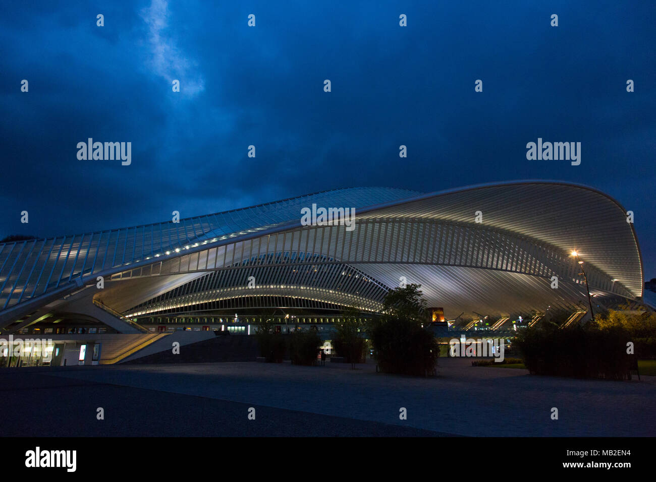 Majestic Liège Gare Banque D'Images
