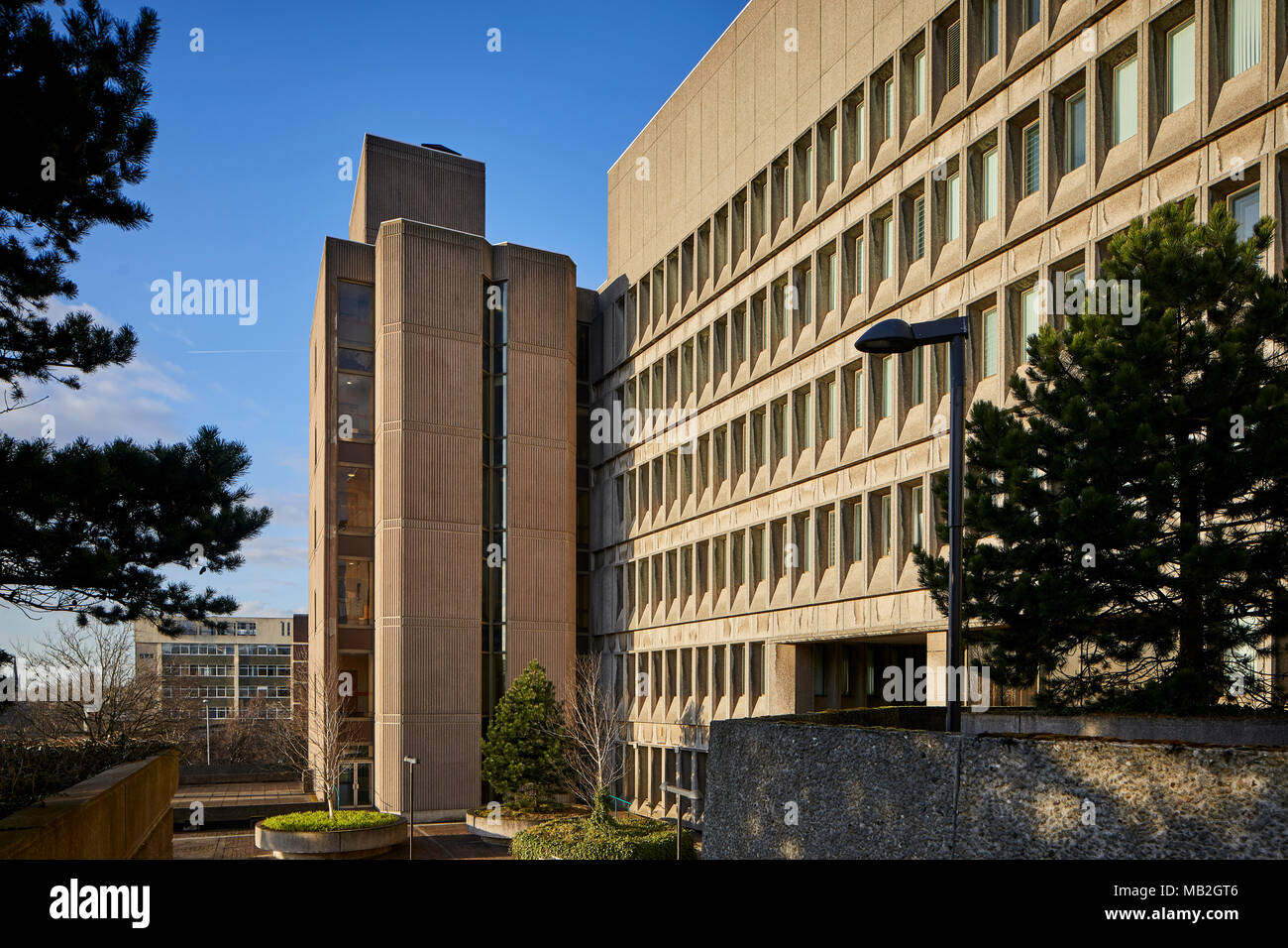 Les bureaux du conseil de Stockport Stopford Maison conçue comme une extension de l'hôtel de ville construit en 1975 et conçu par JS Classer OBE Banque D'Images