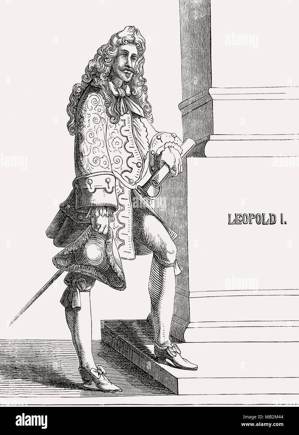 Léopold I., Saint Empereur Romain de 1658 à 1705 Banque D'Images