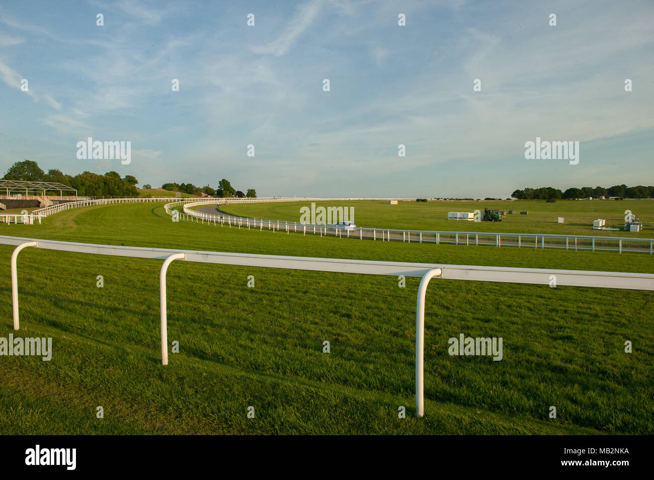 Les paysages et d'Epsom Racecourse Scene Banque D'Images