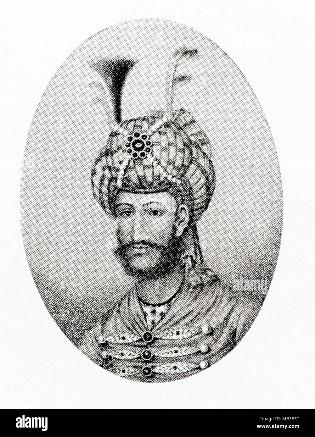 Tahmasp I, 1514 - 1576. Shah d'Iran, membre de la dynastie safavide. L'histoire de Hutchinson de l'ONU, publié 1915 Banque D'Images