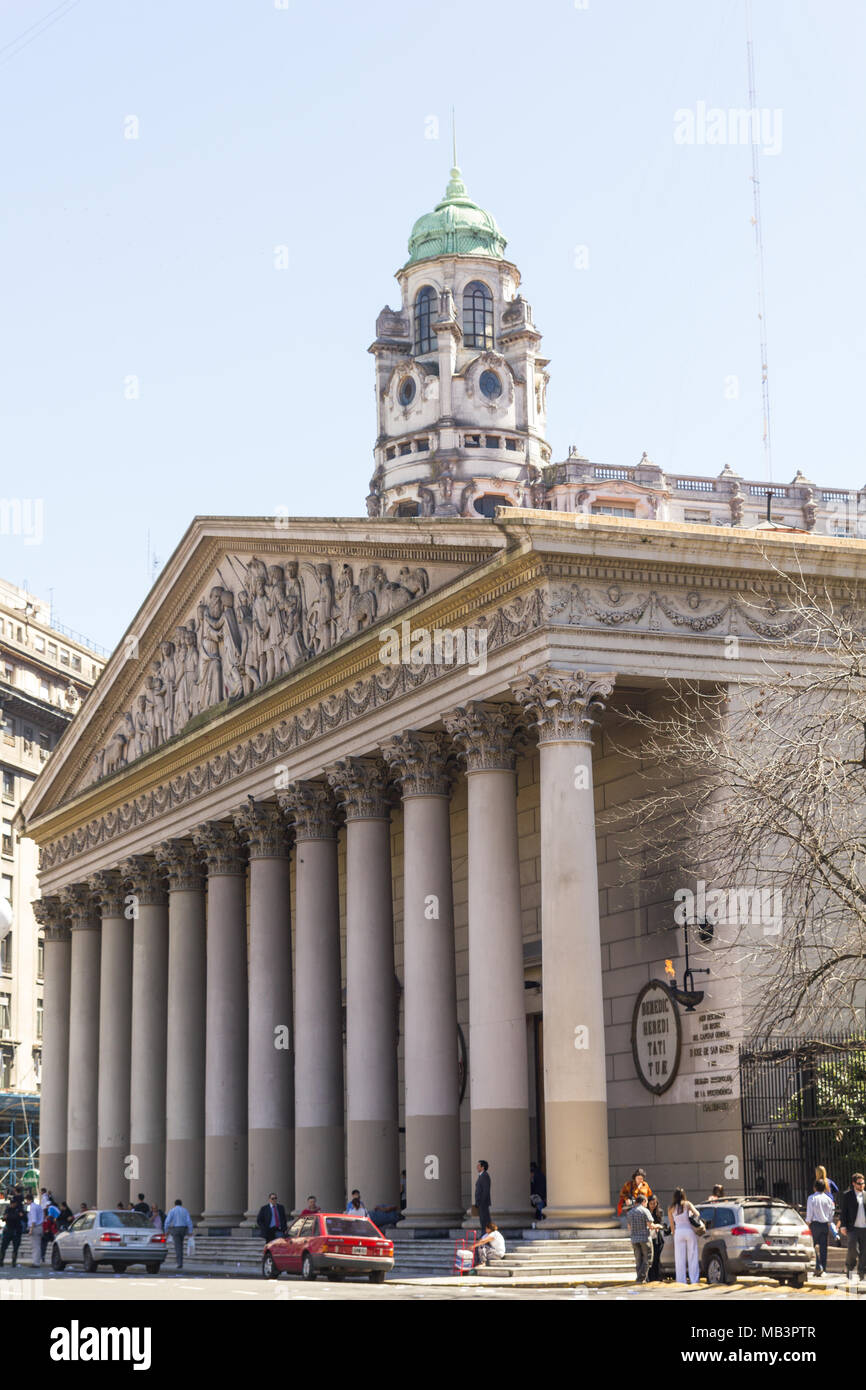 BUENOS AIRES, ARGENTINE - 12 SEPTEMBRE : la Cathédrale Métropolitaine de Buenos Aires, la principale église catholique de Buenos Aires, Argentine. Contient le Mau Banque D'Images