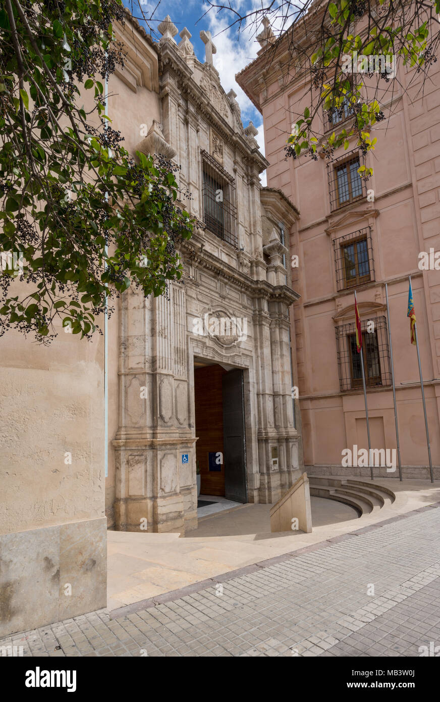 Musée des Beaux Arts à Valence Espagne Banque D'Images