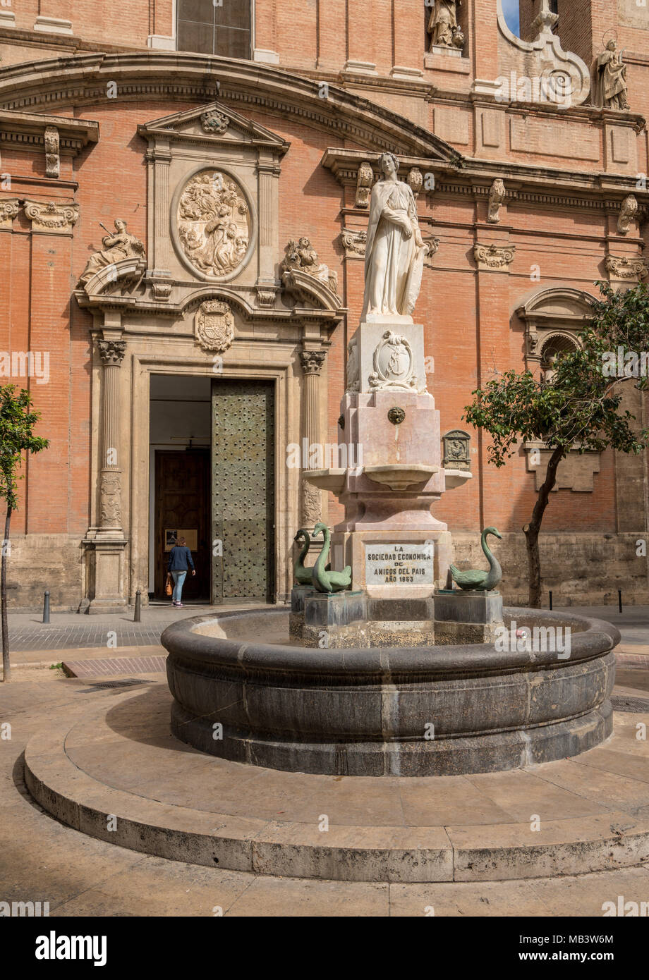 Église de Santo Tomás à Valence Espagne Banque D'Images
