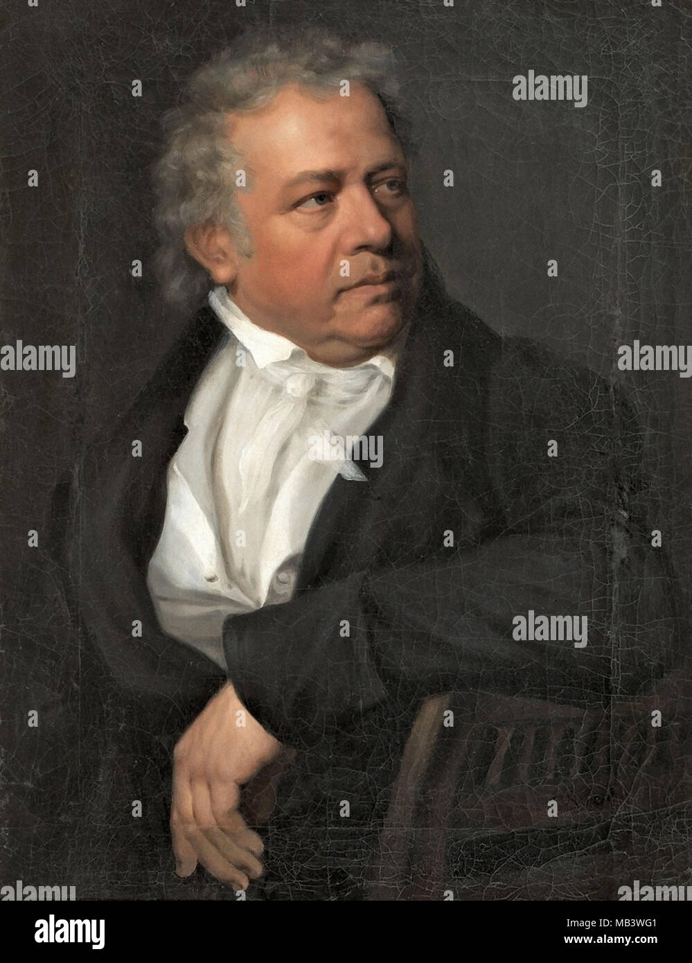 Kreul Johann Friedrich Karl - Portrait d'un homme Banque D'Images