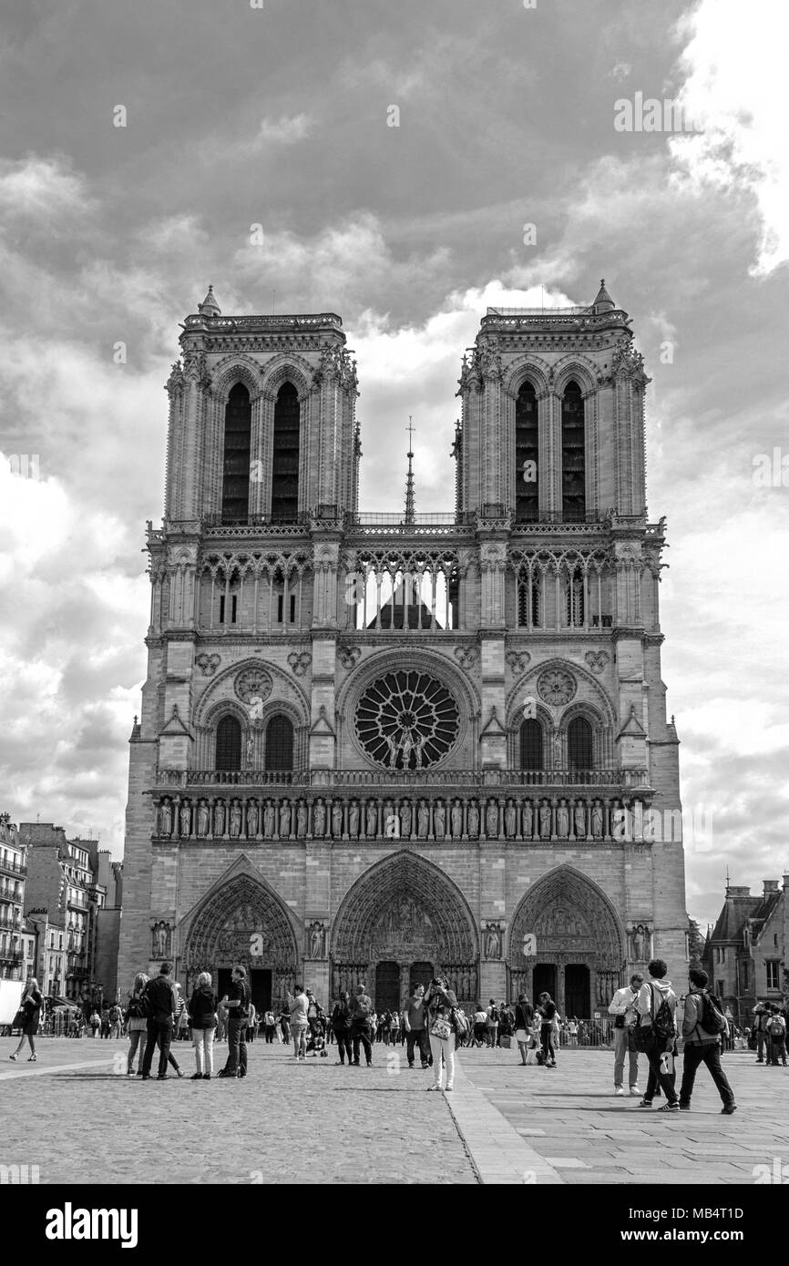 Notre-Dame de Paris Banque D'Images