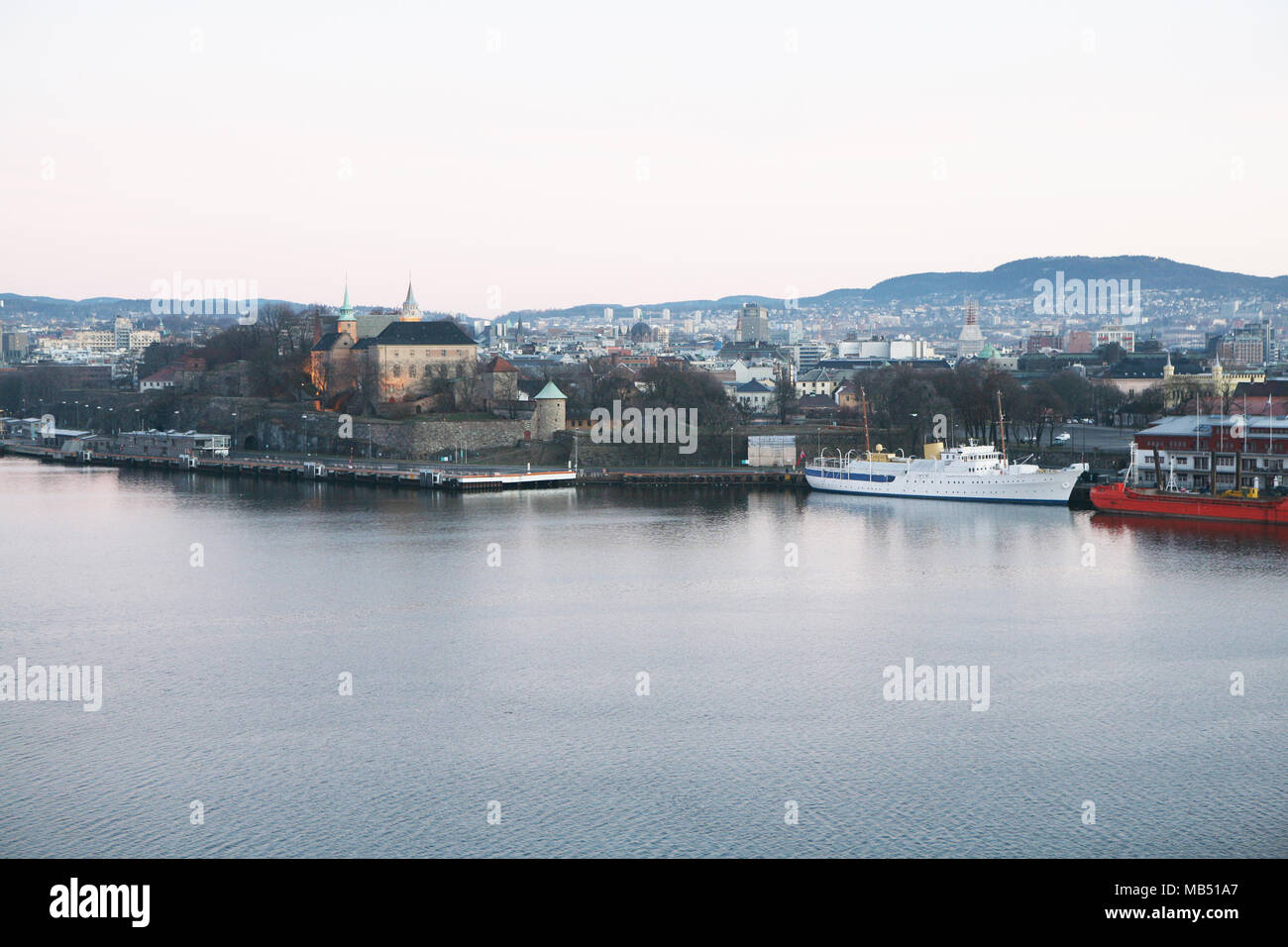 La forteresse de la mer, à Oslo, Norvège Banque D'Images