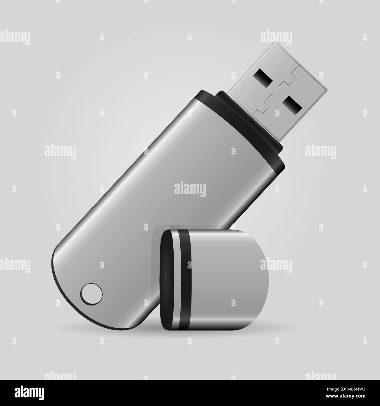 Lecteur flash USB - vector Illustration de Vecteur