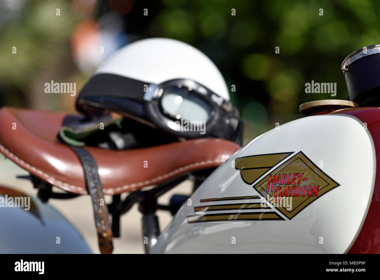 1930 Harley-Davidson classic Banque D'Images