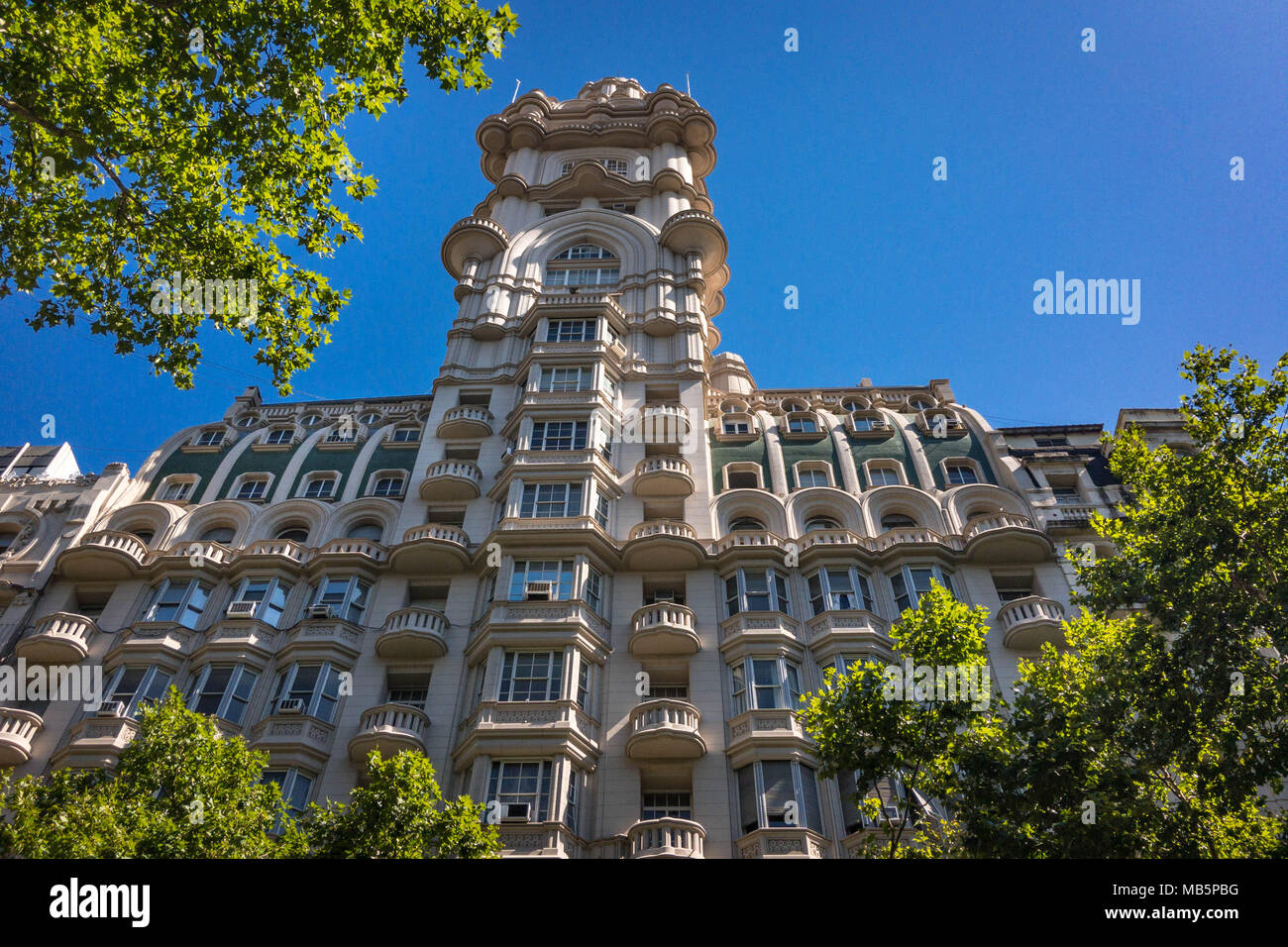 Le Palacio Barolo, dont la conception est basée sur la Divine Comédie livre, à Buenos Aires (Argentine). Banque D'Images