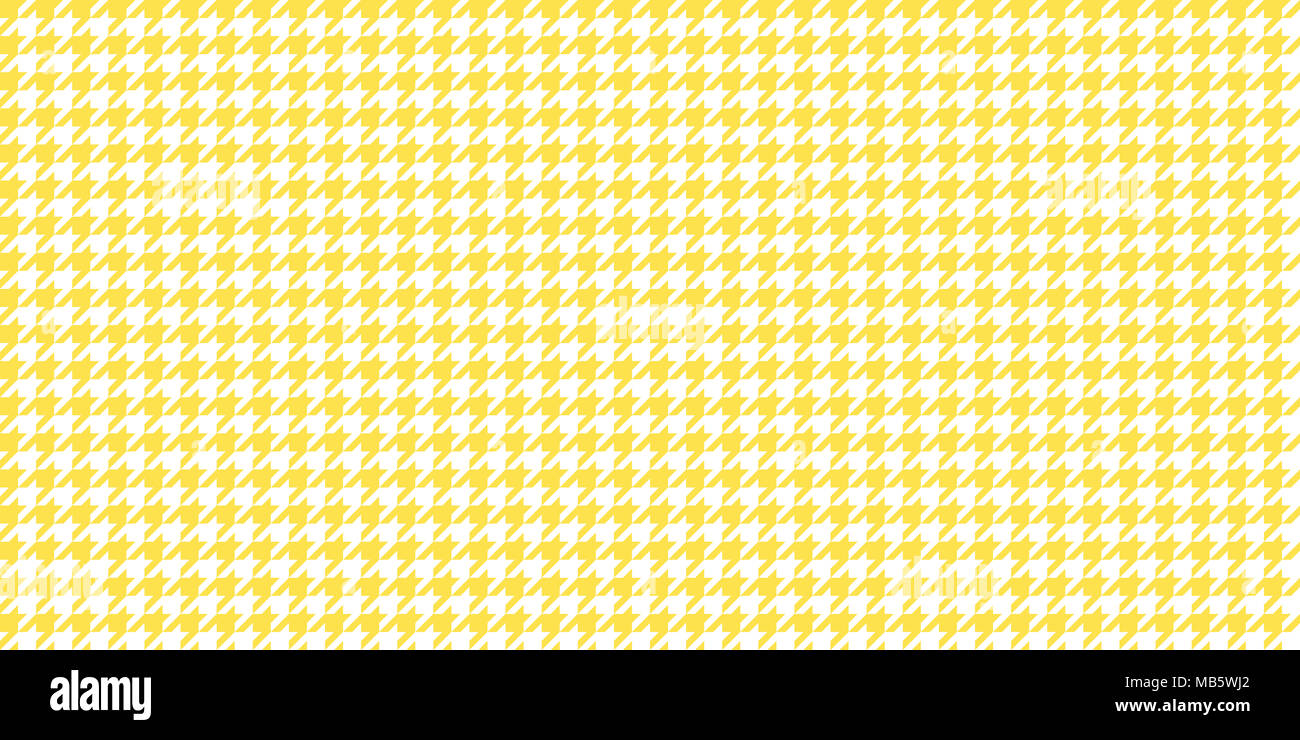 Houndstooth Transparente Jaune Motif de fond. Texture arabes traditionnels. La matière textile tissu. Banque D'Images