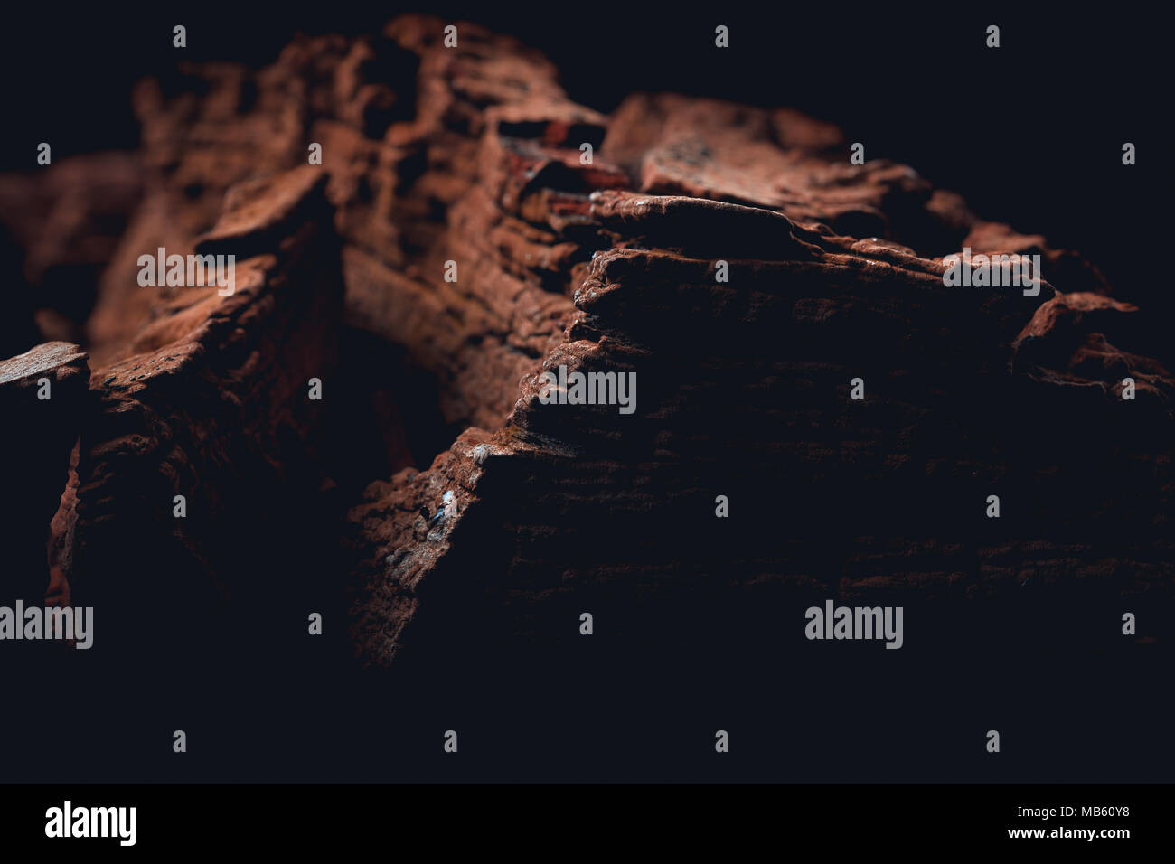 La surface rocheuse de la planète mars Banque D'Images La surface rocheuse de la planète mars Banque D'Images