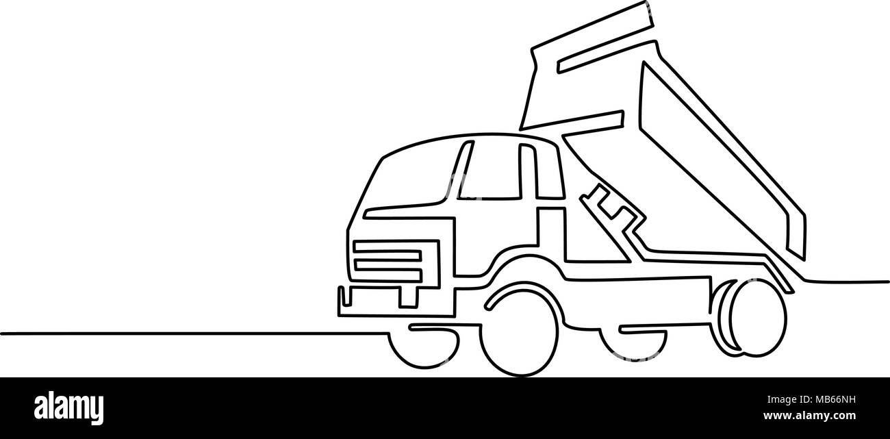 Benne camion Construction Illustration de Vecteur