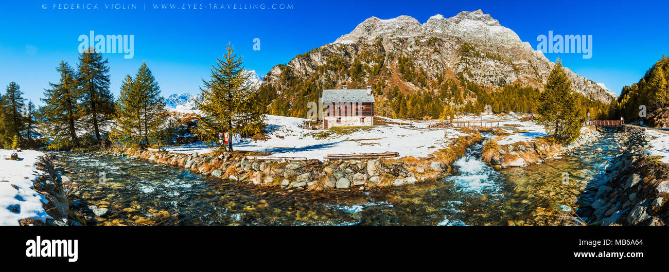 Alpe Devero, vallée de l'Ossola, VCO, Piémont, Italie Banque D'Images