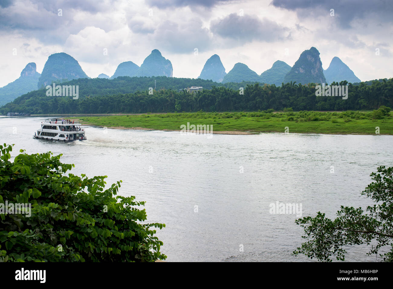Guilin, Chine et la rivière Li Banque D'Images