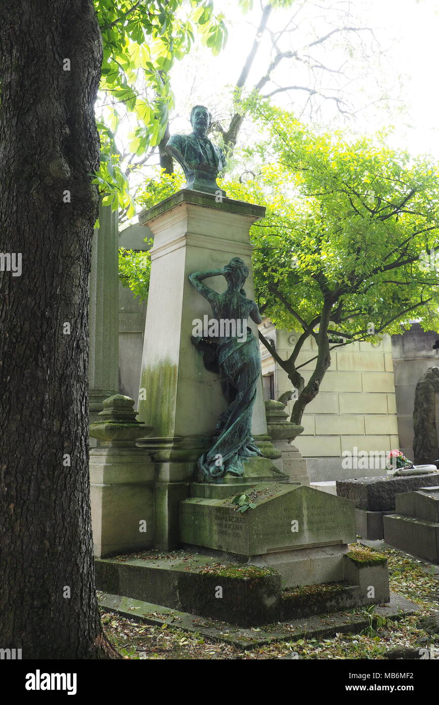 Cimetière du Père Lachaise Banque D'Images