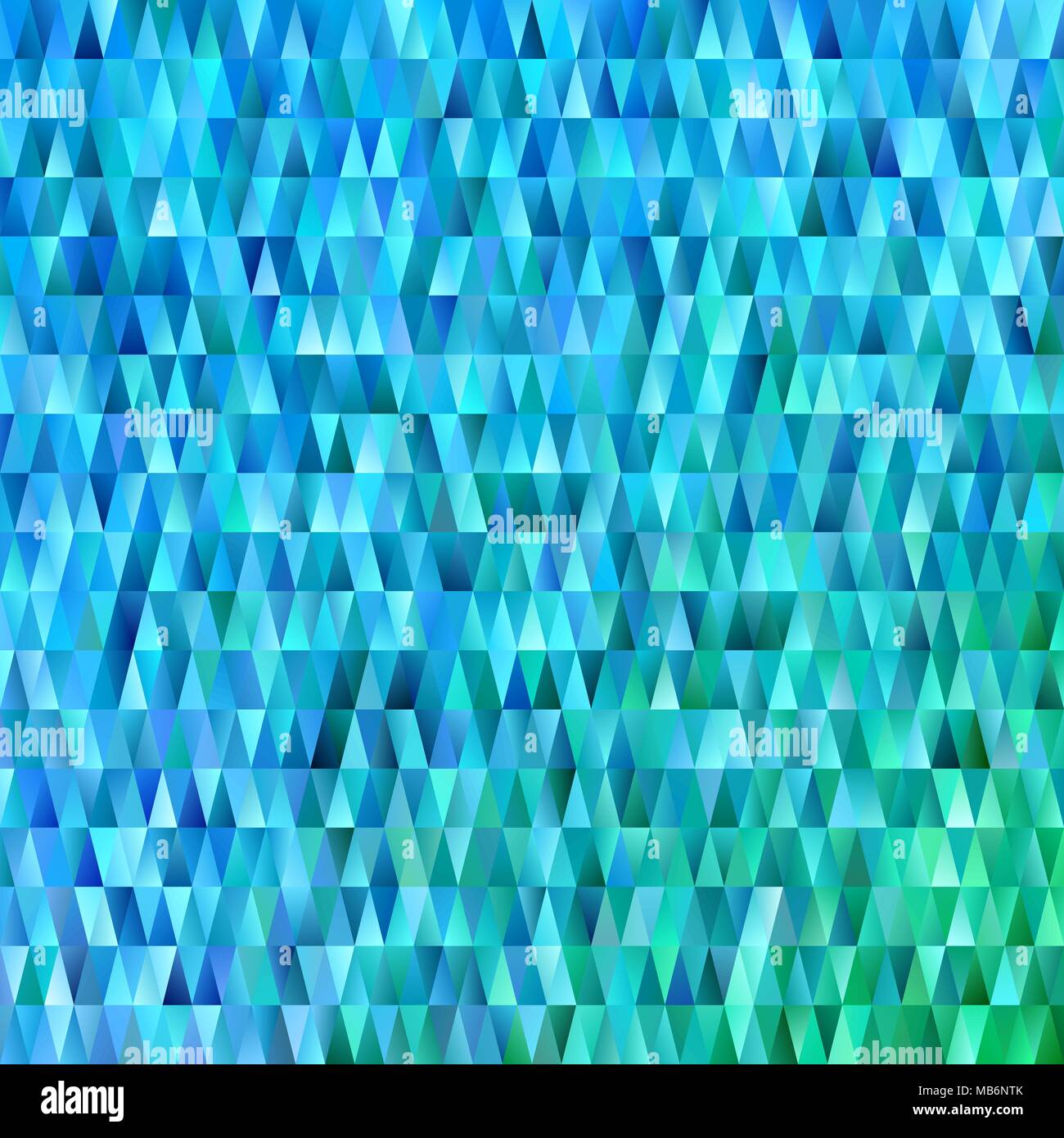 Polygone triangulaire géométrique motif de fond - graphique de vecteur gradient modernes avec des triangles dans des tons bleus Illustration de Vecteur