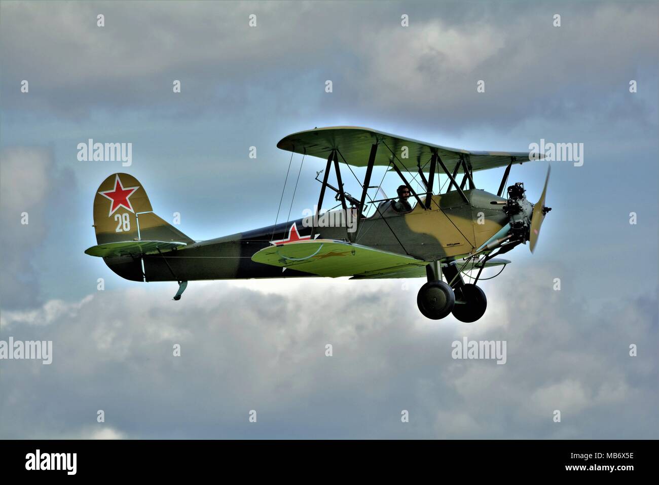 Polikarpov PO-2 avion bi russe Banque D'Images