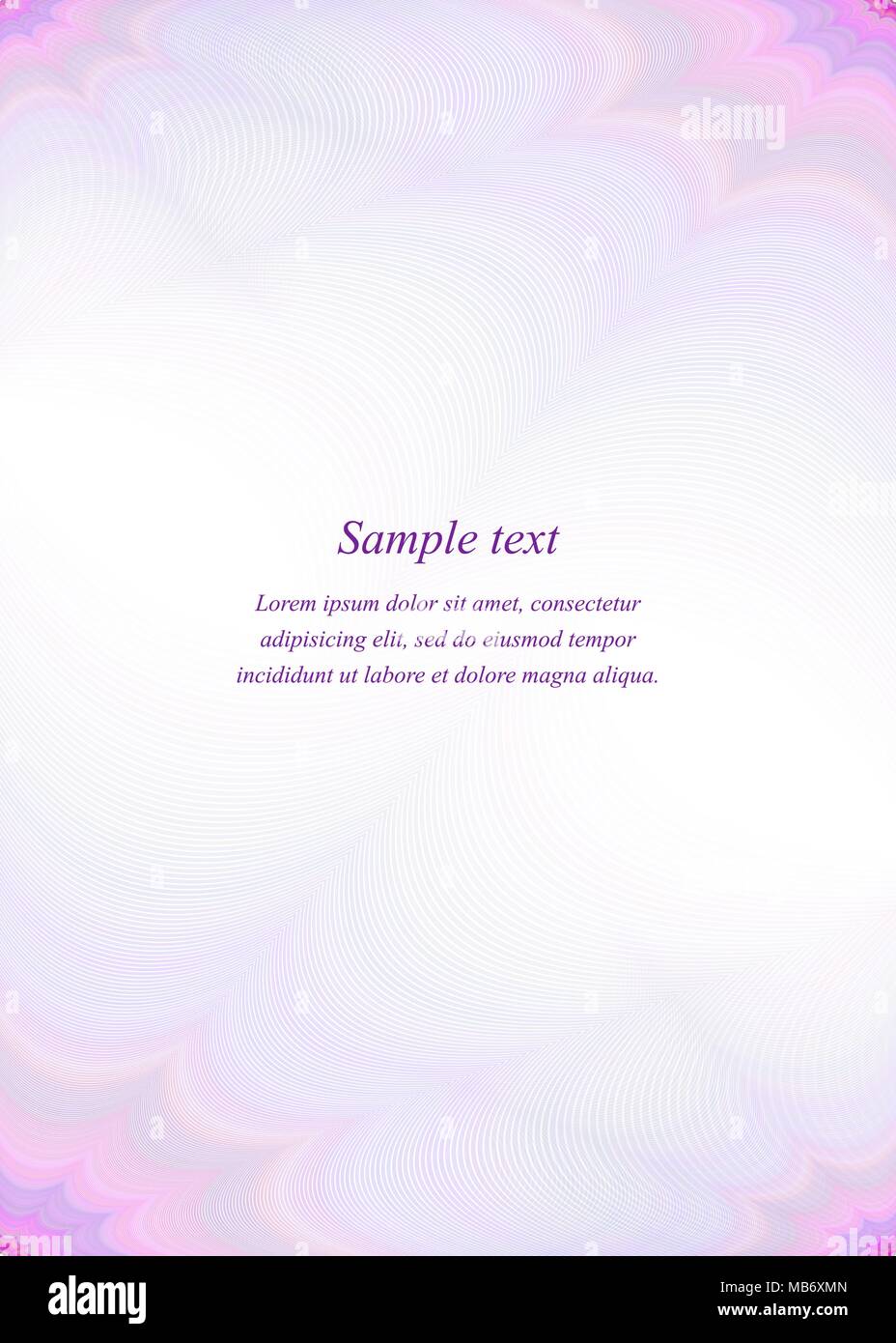 Purple page template design Illustration de Vecteur