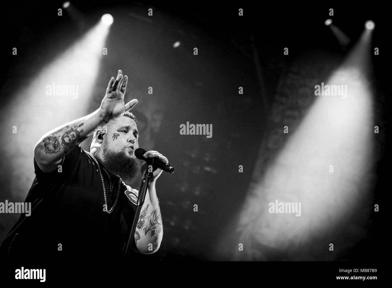 Rag'n'Bone Man effectue live at Alexandra Palace comprend : Rag'n'Os (Rory Charles Graham) Où : London, Royaume-Uni Quand : 08 Mar 2018 Crédit : Neil Lupin/WENN Banque D'Images