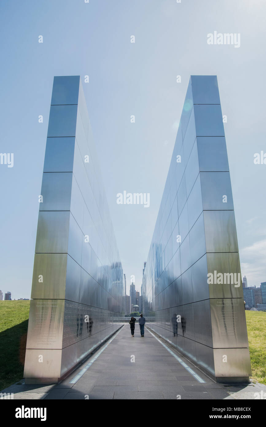 Mémorial Empty Sky au New Jersey Banque D'Images
