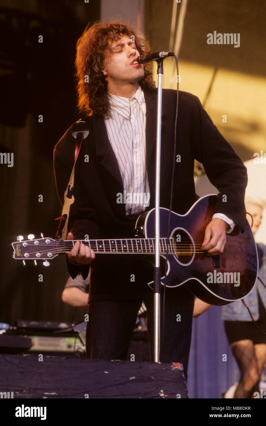 BOB GELDOF musicien irlandais à Stockholm Gröna Lund 1987 Banque D'Images