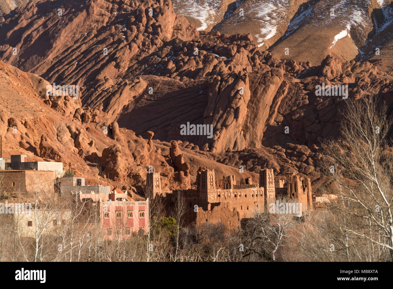 Im Dadestal Kasbah, Boumalne, Königreich Marokko, Afrika | Kasbah au Gorges du Dadès, Boumalne, Royaume du Maroc, l'Afrique Banque D'Images