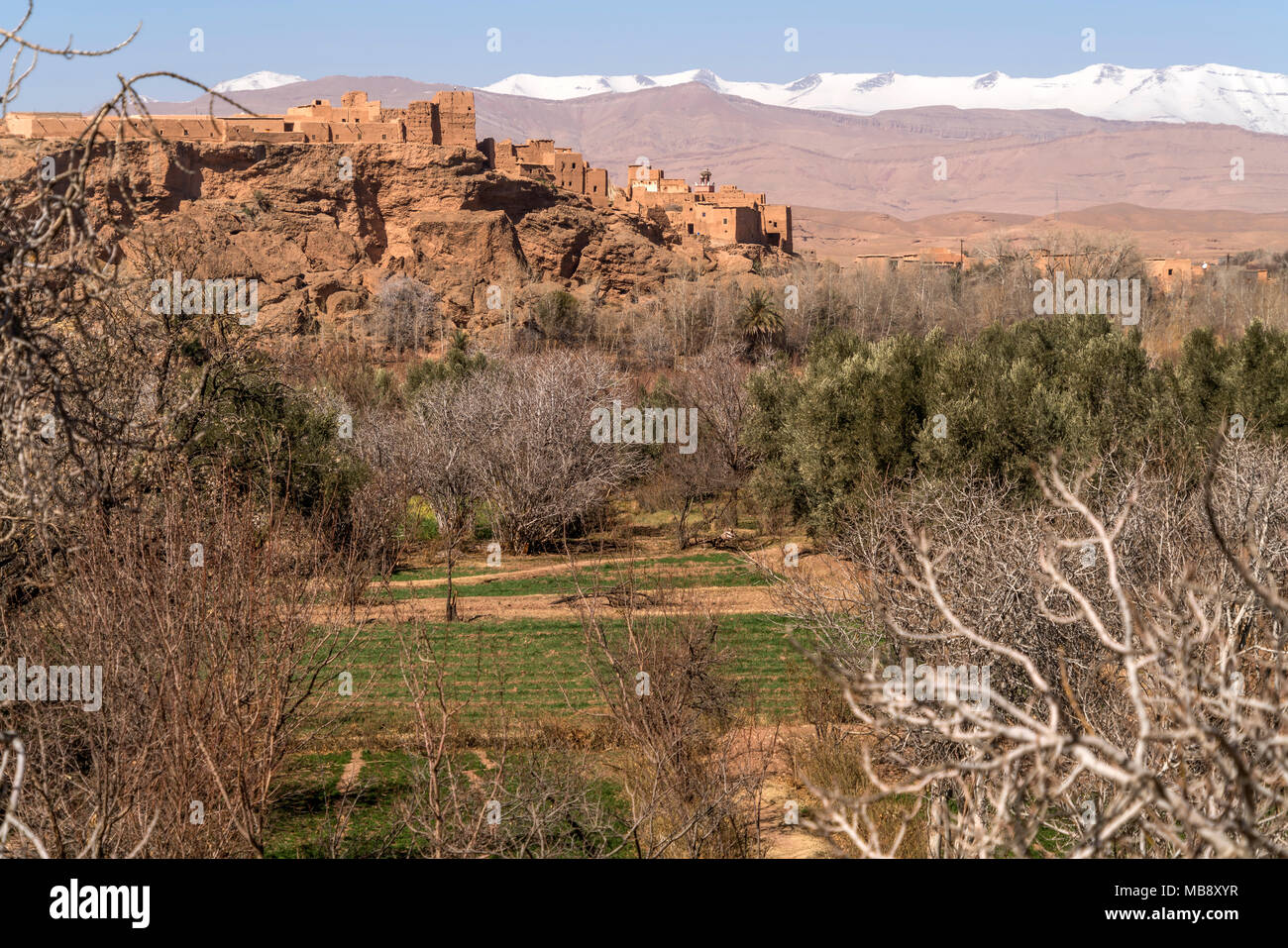 Im Dadestal Kasbah, Boumalne, Königreich Marokko, Afrika | Kasbah au Gorges du Dadès, Boumalne, Royaume du Maroc, l'Afrique Banque D'Images