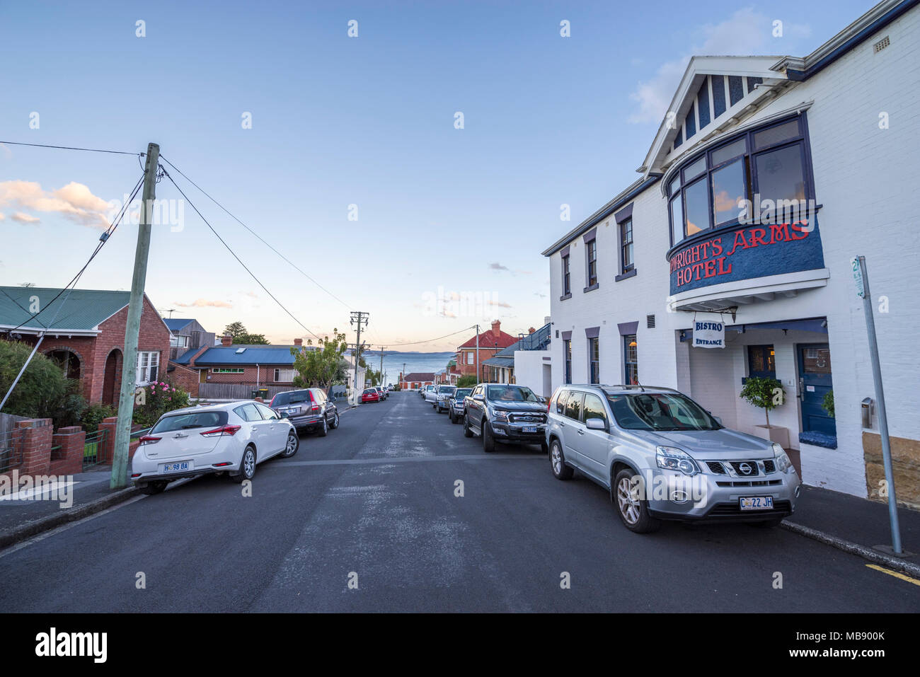 Les charpentiers de Arms Hotel, Battery Point, Hobart, Tasmanie, Australie Banque D'Images