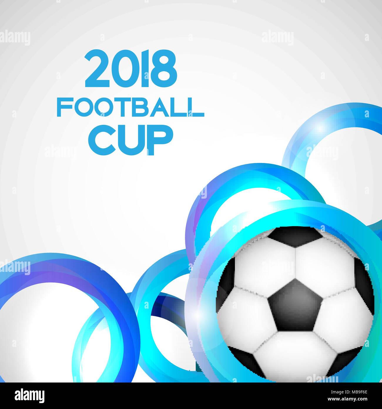 2018 Football Cup Sport Background Vector Illustration Illustration de Vecteur