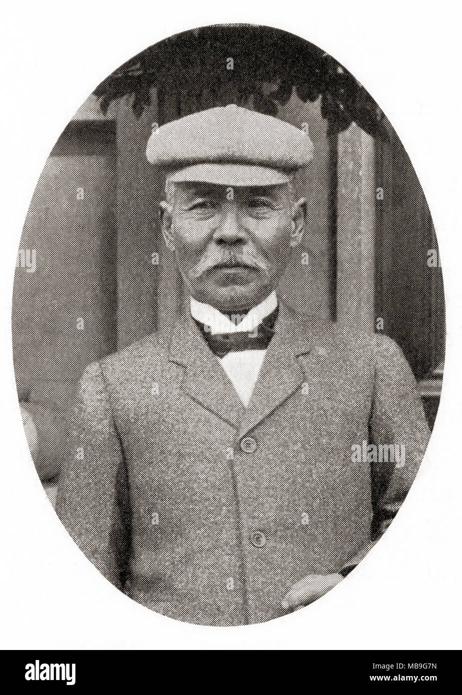 Count Tamemoto Kuroki, 1844 - 1923. Général japonais dans l'Armée impériale japonaise, chef de la Première armée japonaise pendant la guerre russo-japonaise. L'histoire de Hutchinson de l'ONU, publié 1915 Banque D'Images