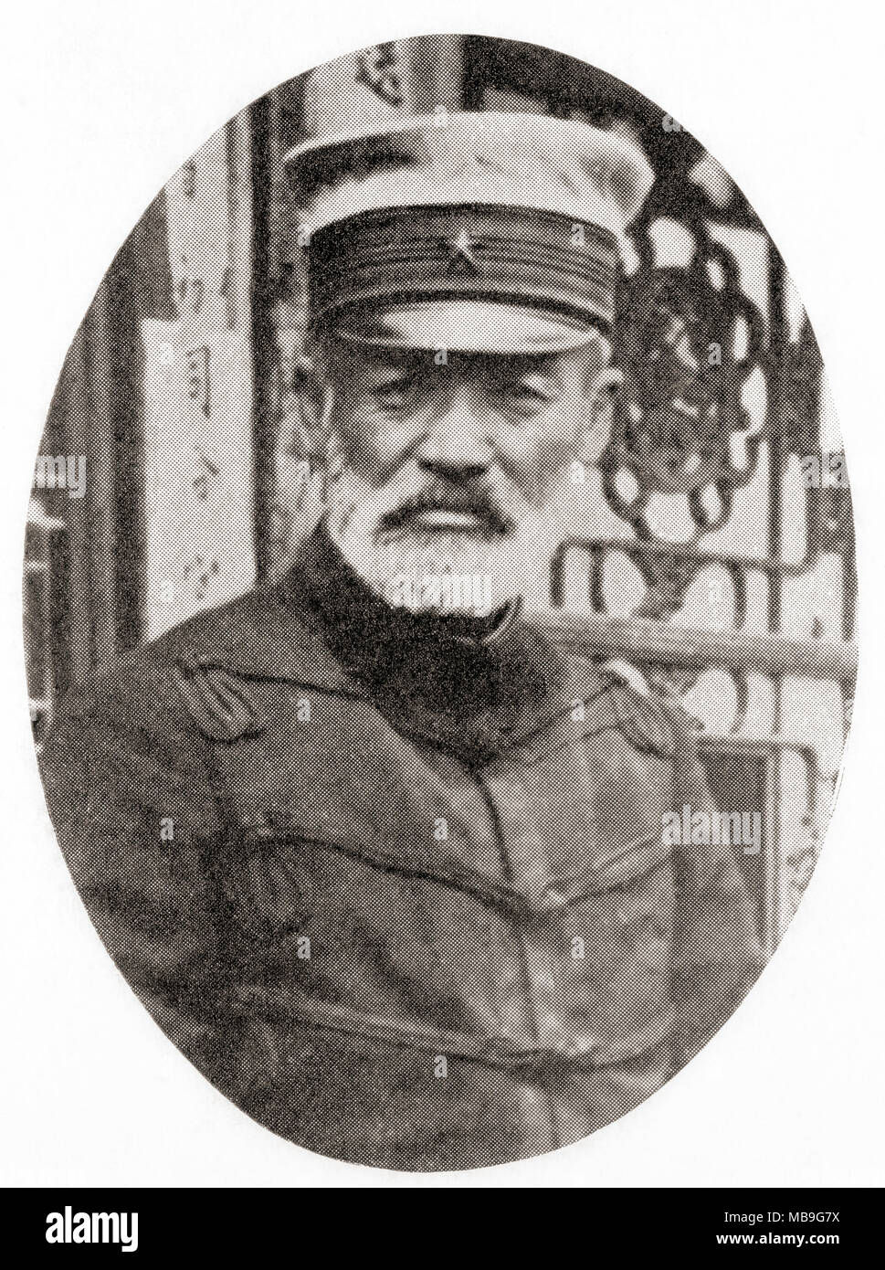 Count Maresuke Nogi, aka Kiten, comte Nogi, 1849 - 1912. Général japonais dans l'Armée impériale japonaise et un gouverneur-général de Taiwan. L'histoire de Hutchinson de l'ONU, publié 1915 Banque D'Images