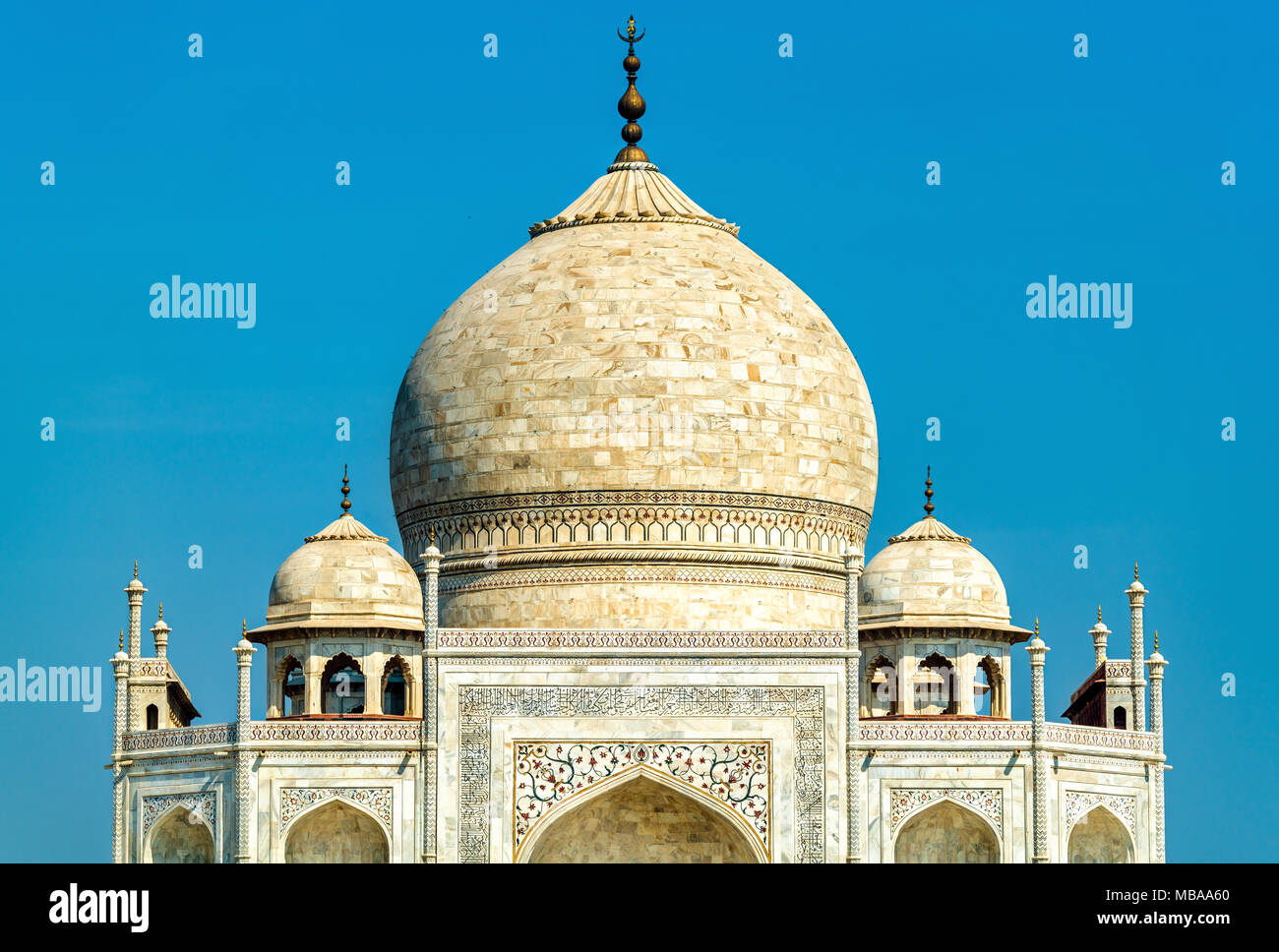 Le Taj Mahal, le monument le plus célèbre de l'Inde. Agra - Uttar Pradesh Banque D'Images