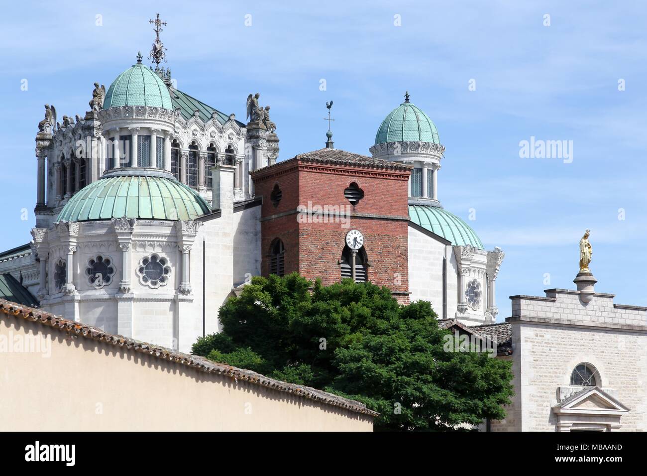 Basilique d'Ars sur Formans en France Banque D'Images
