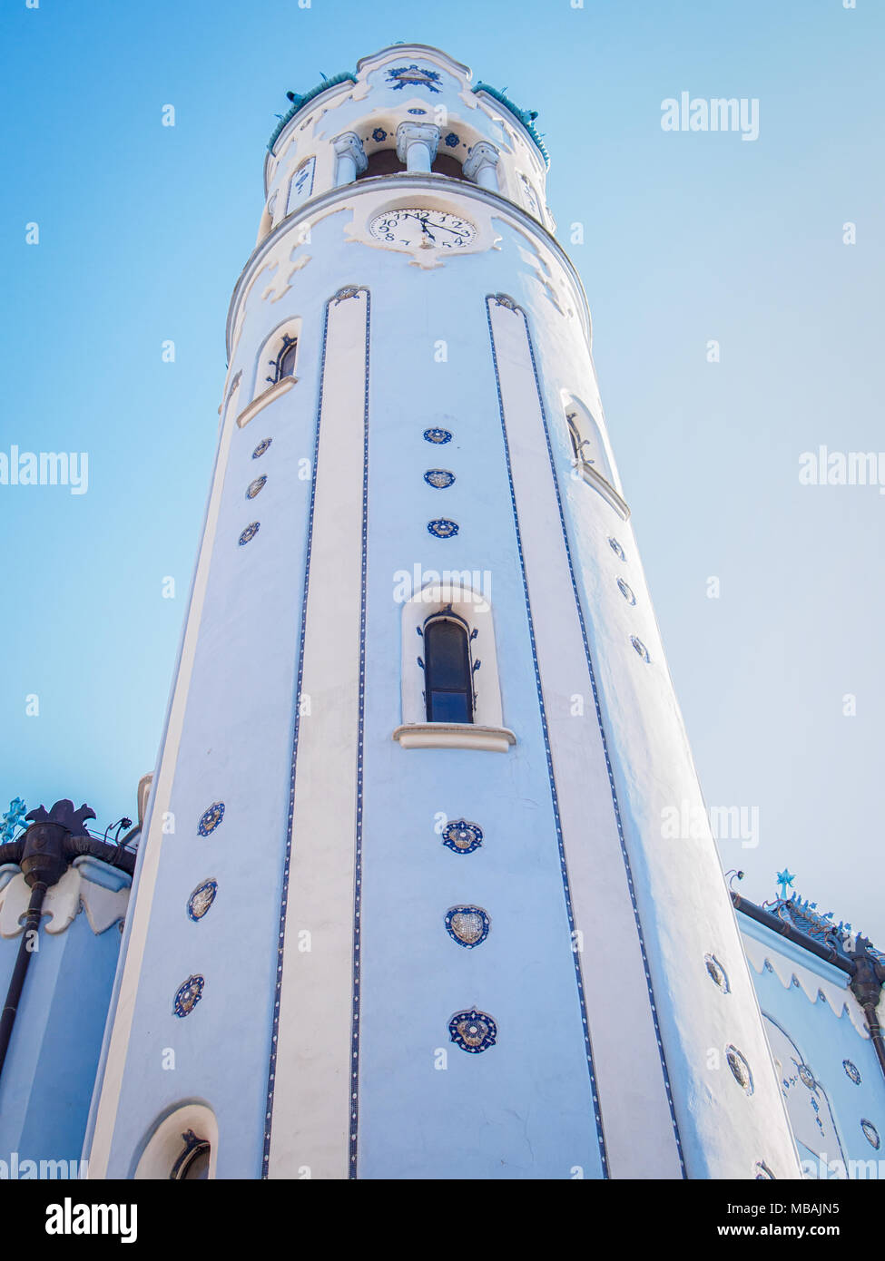Eglise de Saint Elizabeth communément appelée Église bleu à Bratislava, Slovaquie Banque D'Images