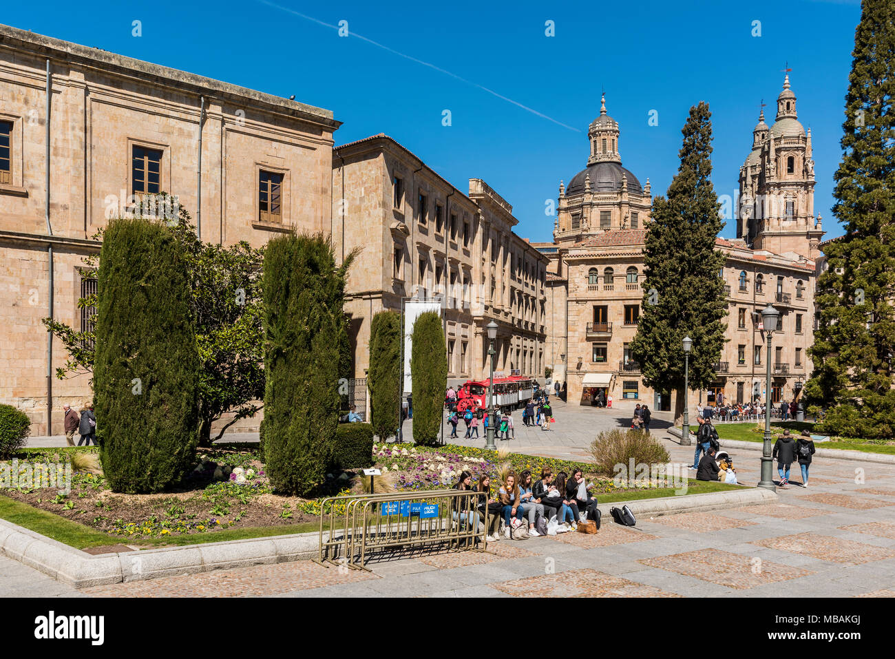 Plaza de Anaya, Salamanque, Castille et Leon, Espagne Banque D'Images