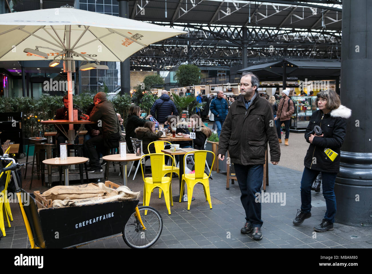 Marché de Spitalfields, Commercial Street, Londres Banque D'Images