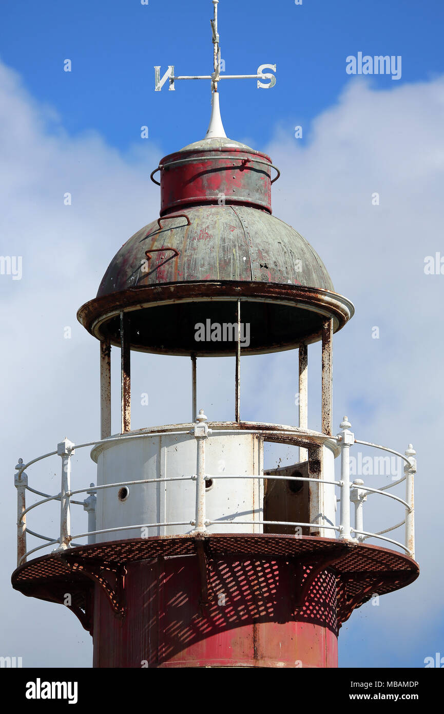 Détail de l'aérien avec lanterne de phare Photo Stock - Alamy
