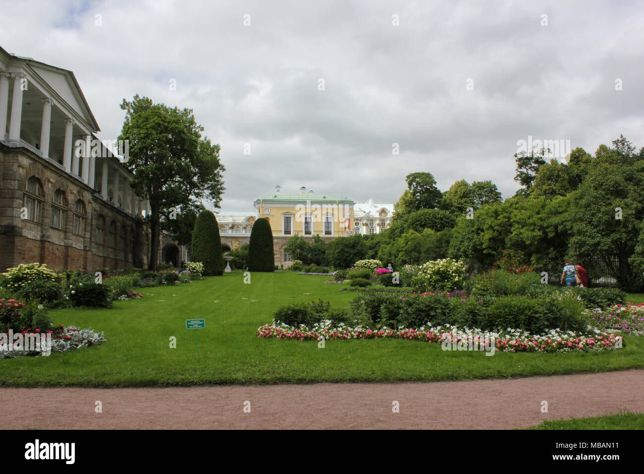 SAINT-PÉTERSBOURG, RUSSIE - 10 juillet , 2014 : Cameron Gallery de Catherine Park à Tsarskoe Selo Banque D'Images