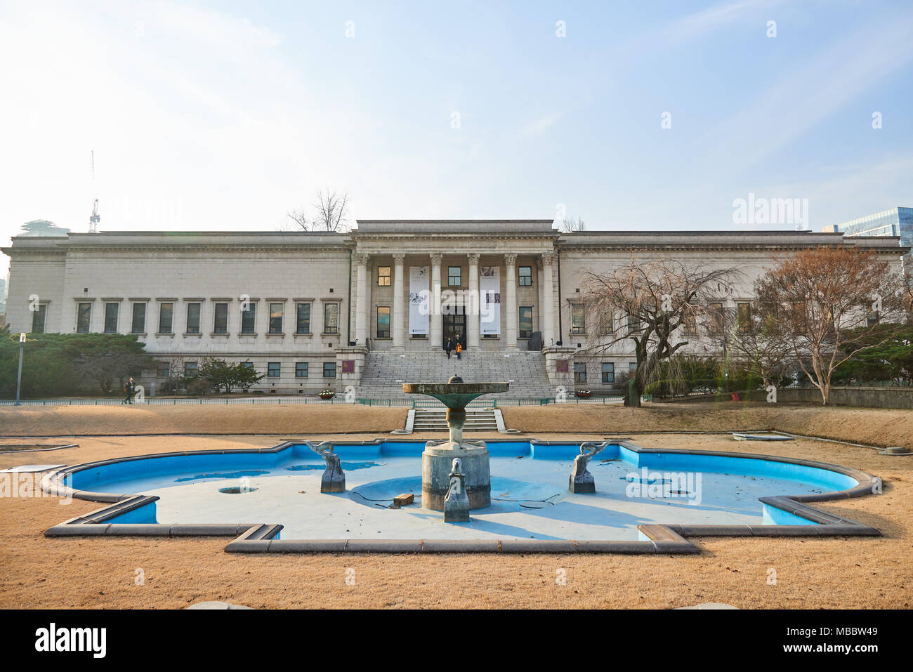 Séoul, Corée - 9 décembre 2015 : association MMCA Deoksugung dans. Association MMCA est le Musée National d'Art moderne et contemporain, en Corée. Banque D'Images