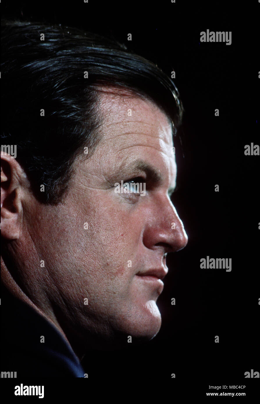 Washington, DC 1970/11/01Le sénateur Ted Kennedy en novembre 1970 Photographie par Dennis Brack Banque D'Images
